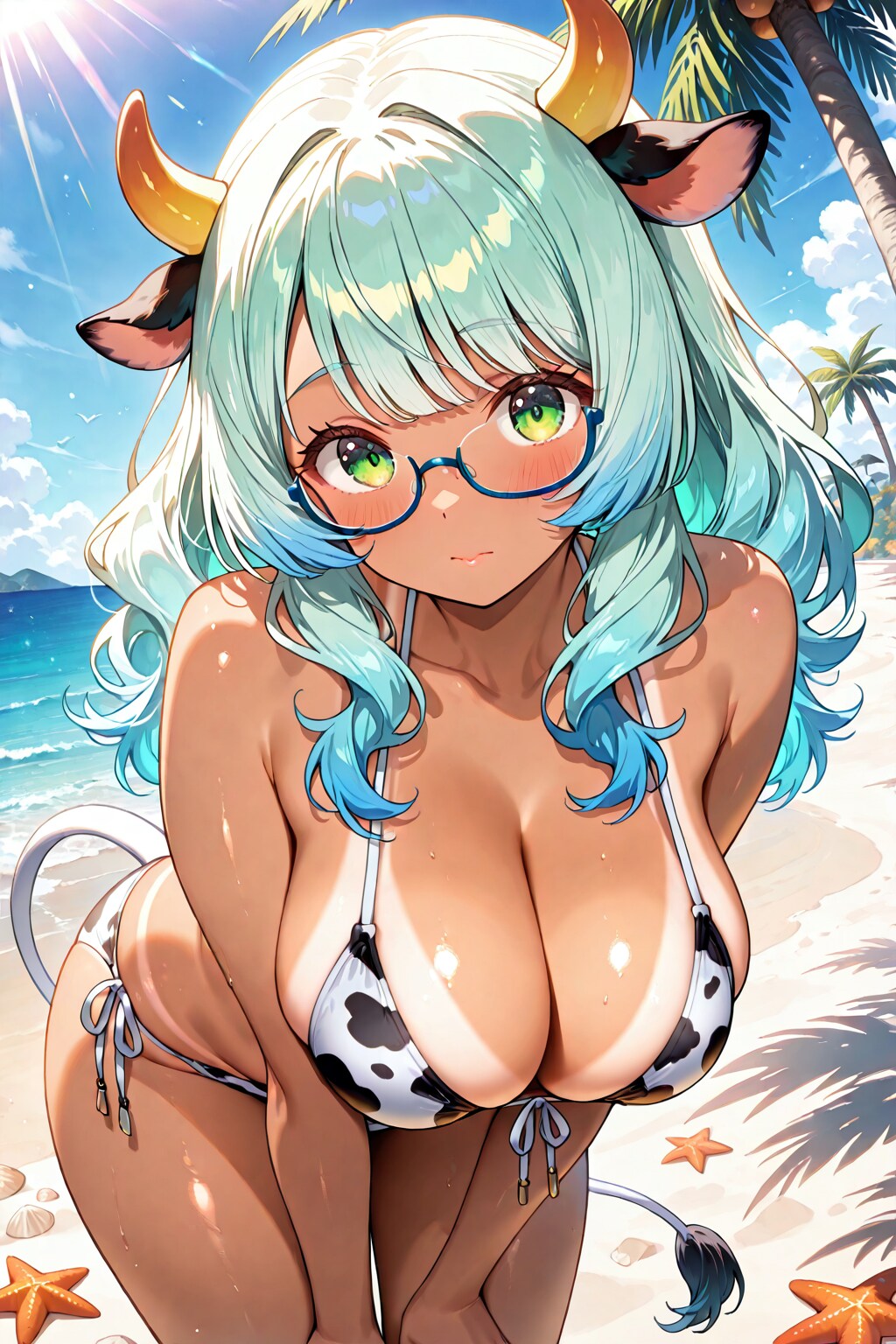 水と牛ビキニ①