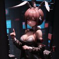 サイバーパンクカジノのバニーさん(HotaruBreed) 2枚目