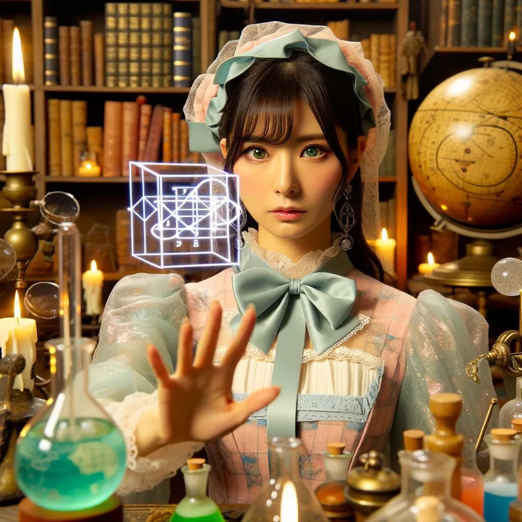 魔方陣を操るリケジョの魔法使い