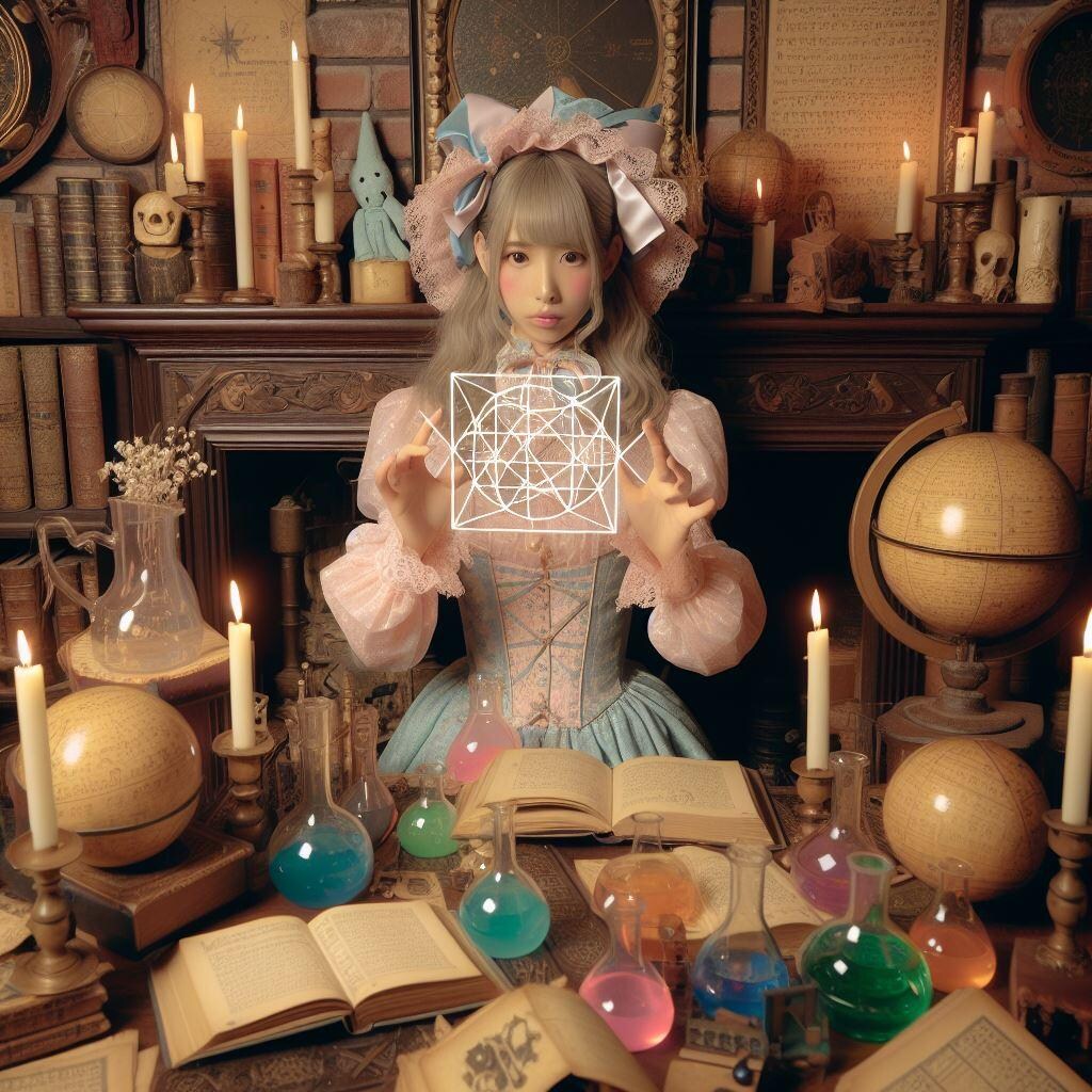 魔方陣を操るリケジョの魔法使い