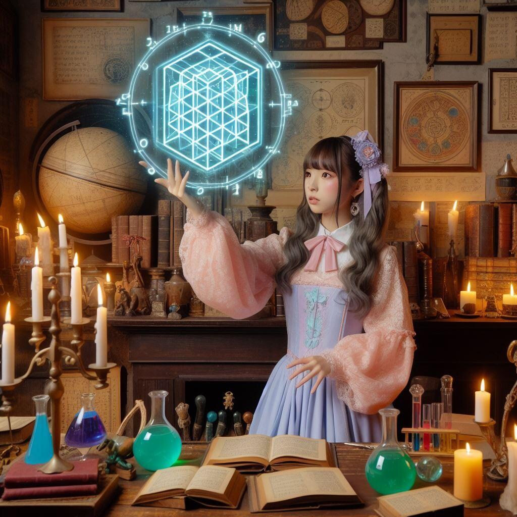 魔方陣を操るリケジョの魔法使い