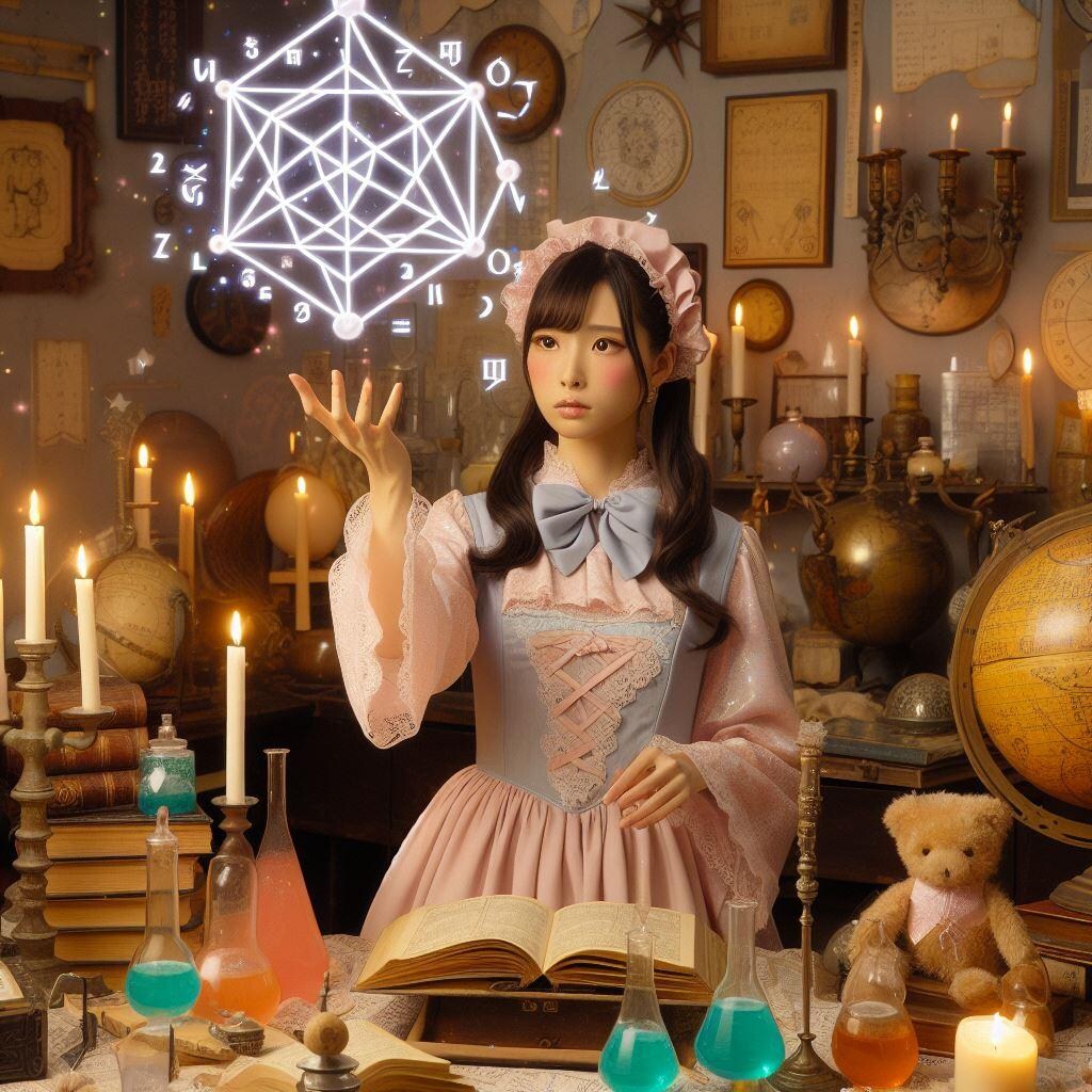 魔方陣を操るリケジョの魔法使い