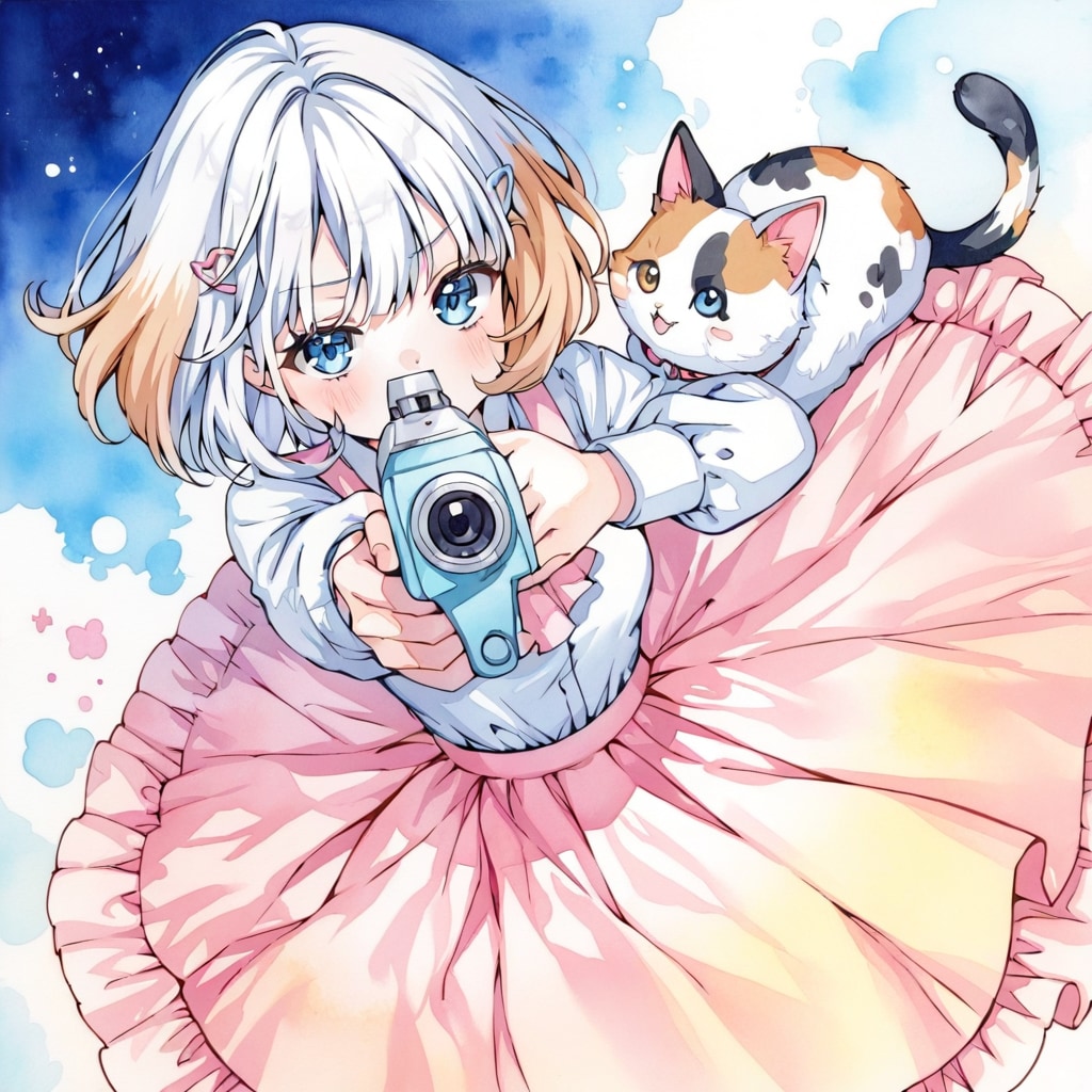 没作品博覧会「白髪光莉」ちゃん（１）LILAC