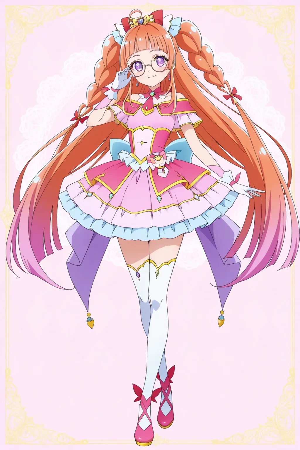 ふたばはプリキュア[全身像]《名探偵ペルソナ！SeaArt》