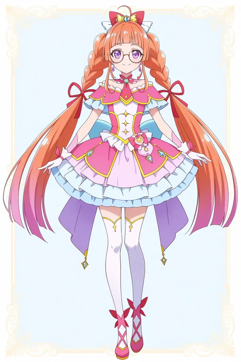 ふたばはプリキュア[全身像]《名探偵ペルソナ！SeaArt》