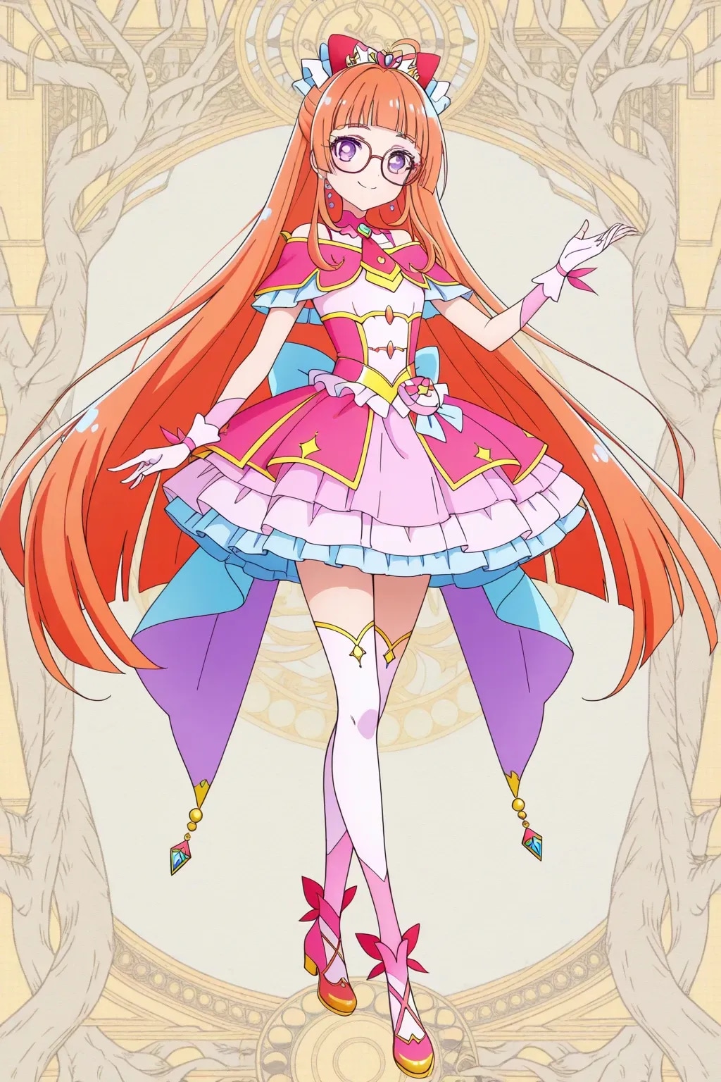 ふたばはプリキュア[全身像]《名探偵ペルソナ！SeaArt》
