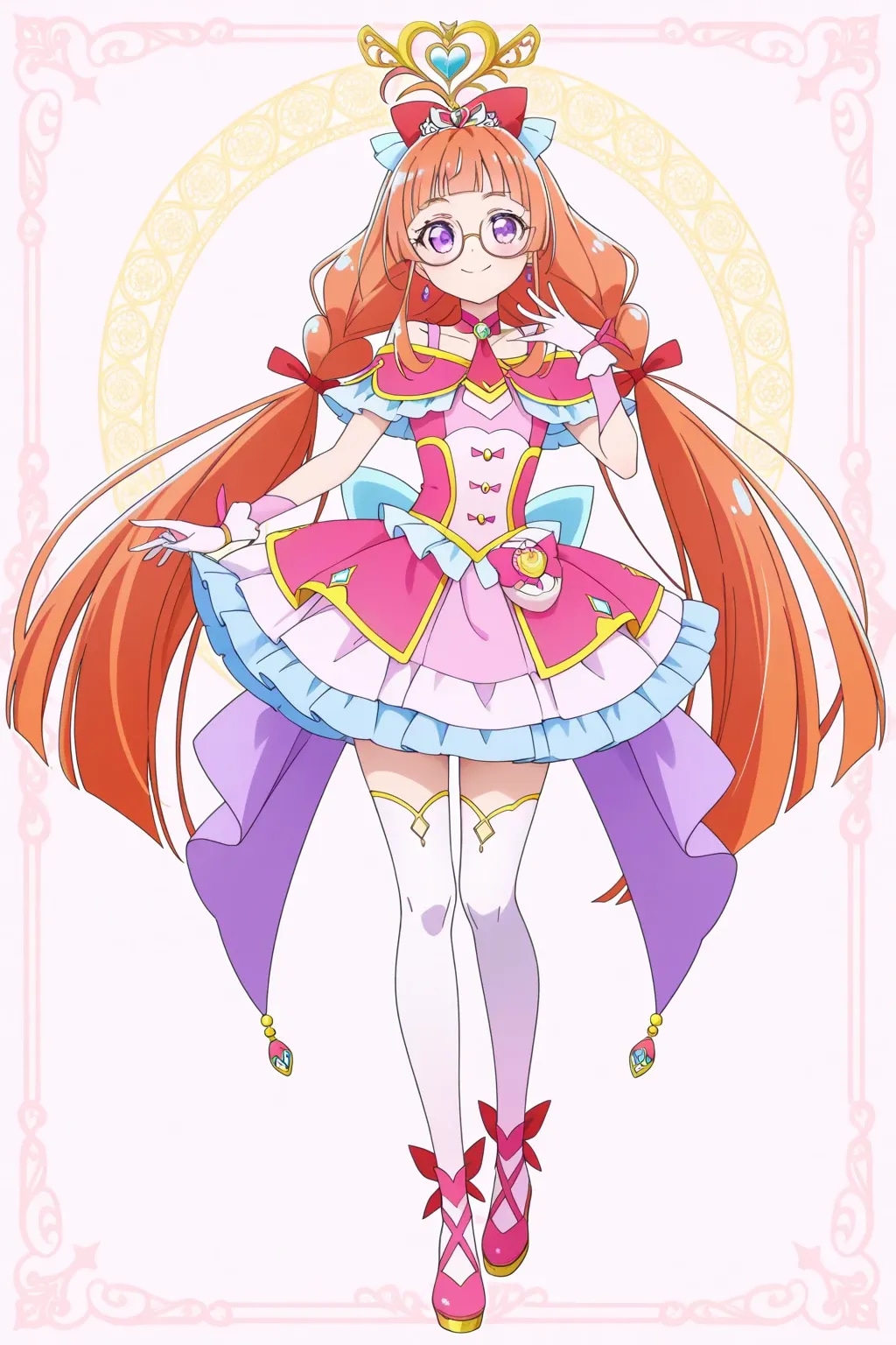 ふたばはプリキュア[全身像]《名探偵ペルソナ！SeaArt》