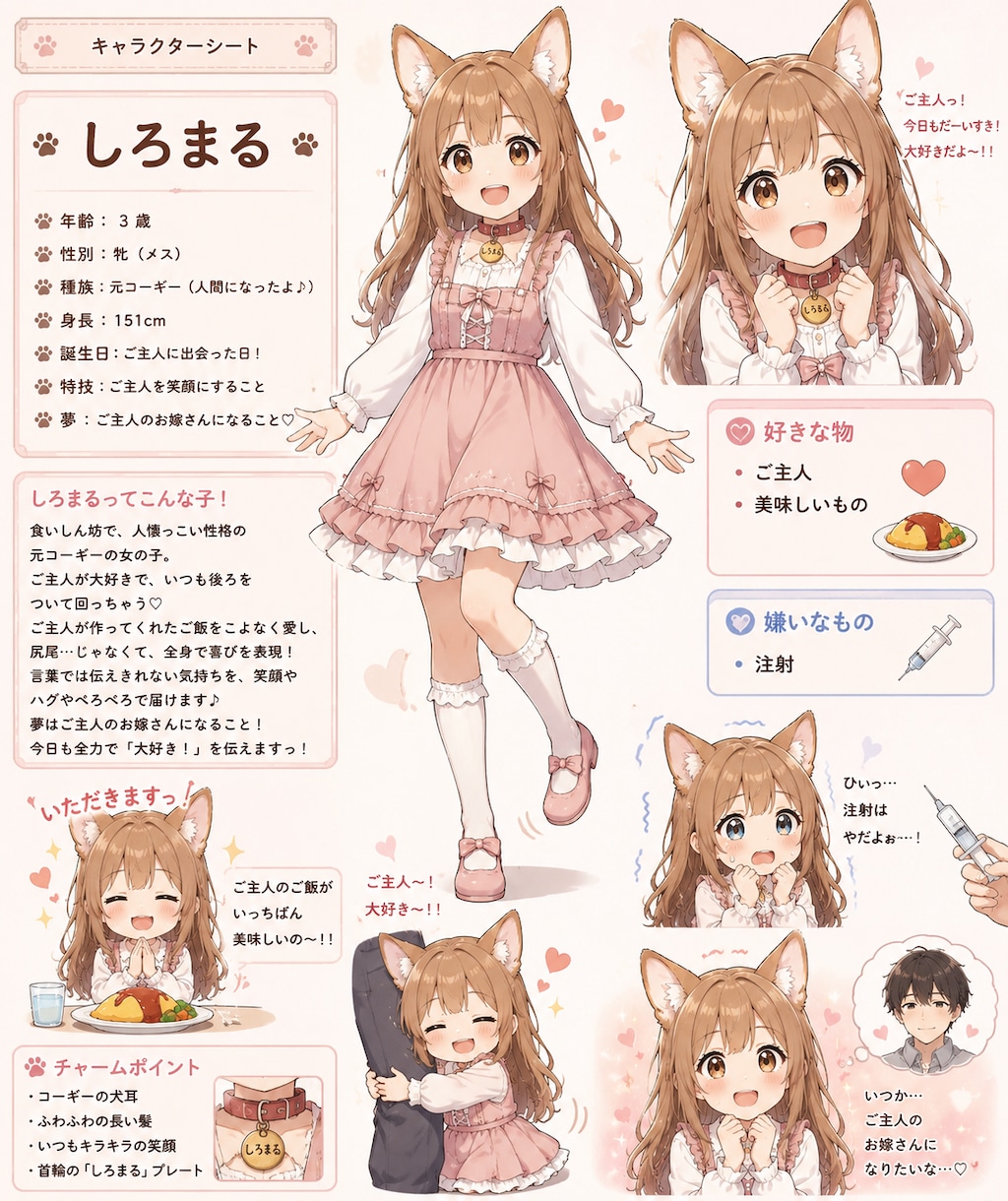 うちの子紹介ーしろまるー