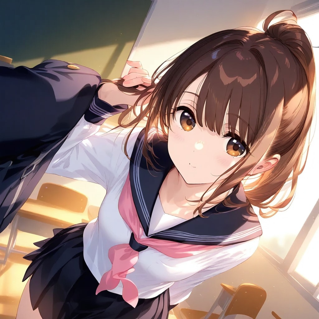 茶髪ポニテっ子チャレンジ④