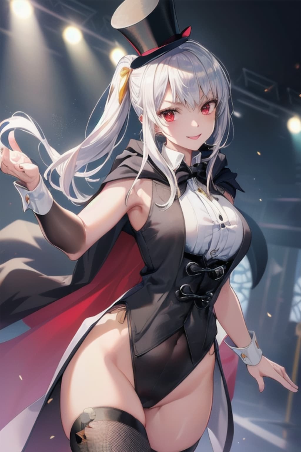 マジシャンのお姉さん（イラスト編）