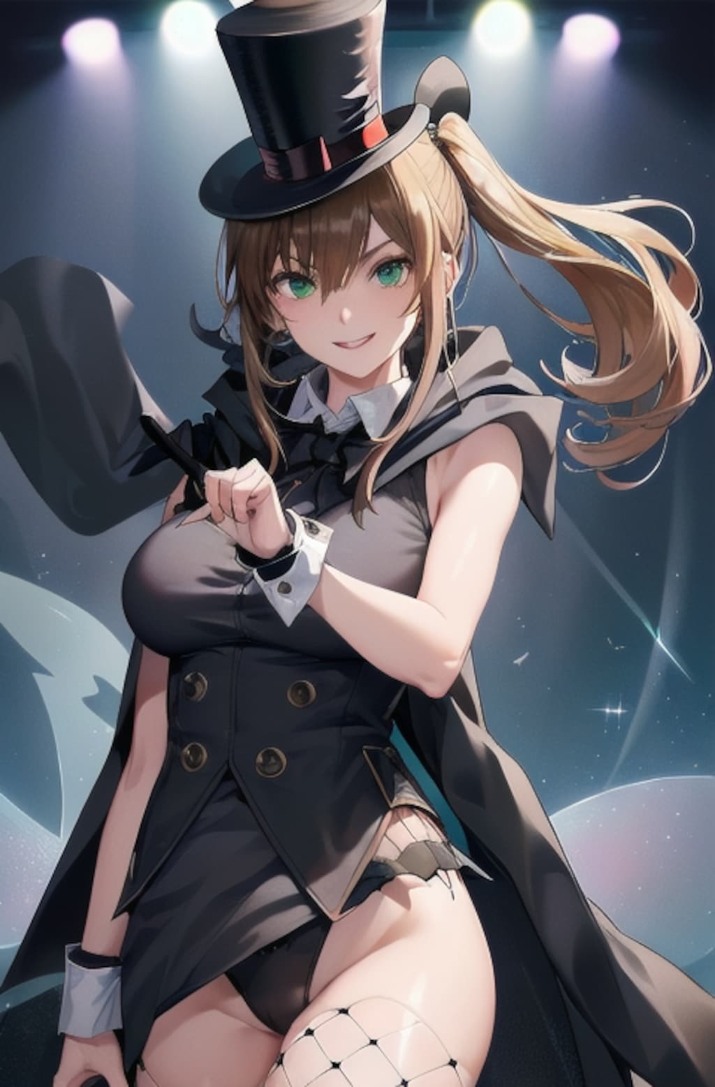 マジシャンのお姉さん（イラスト編）