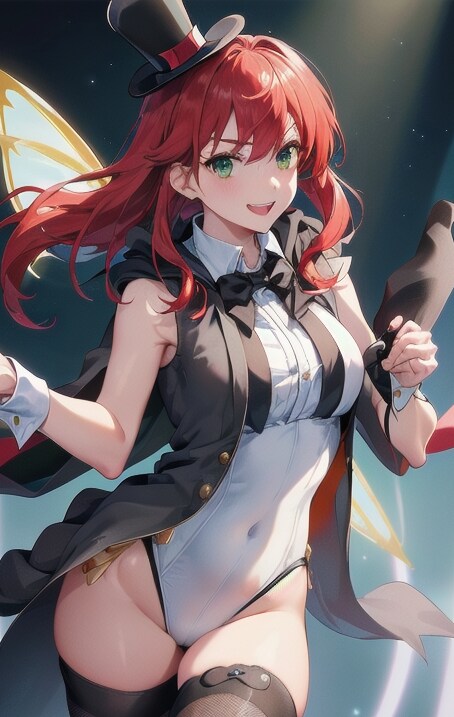 マジシャンのお姉さん（イラスト編）