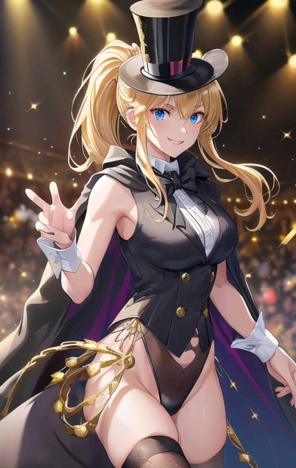マジシャンのお姉さん（イラスト編）