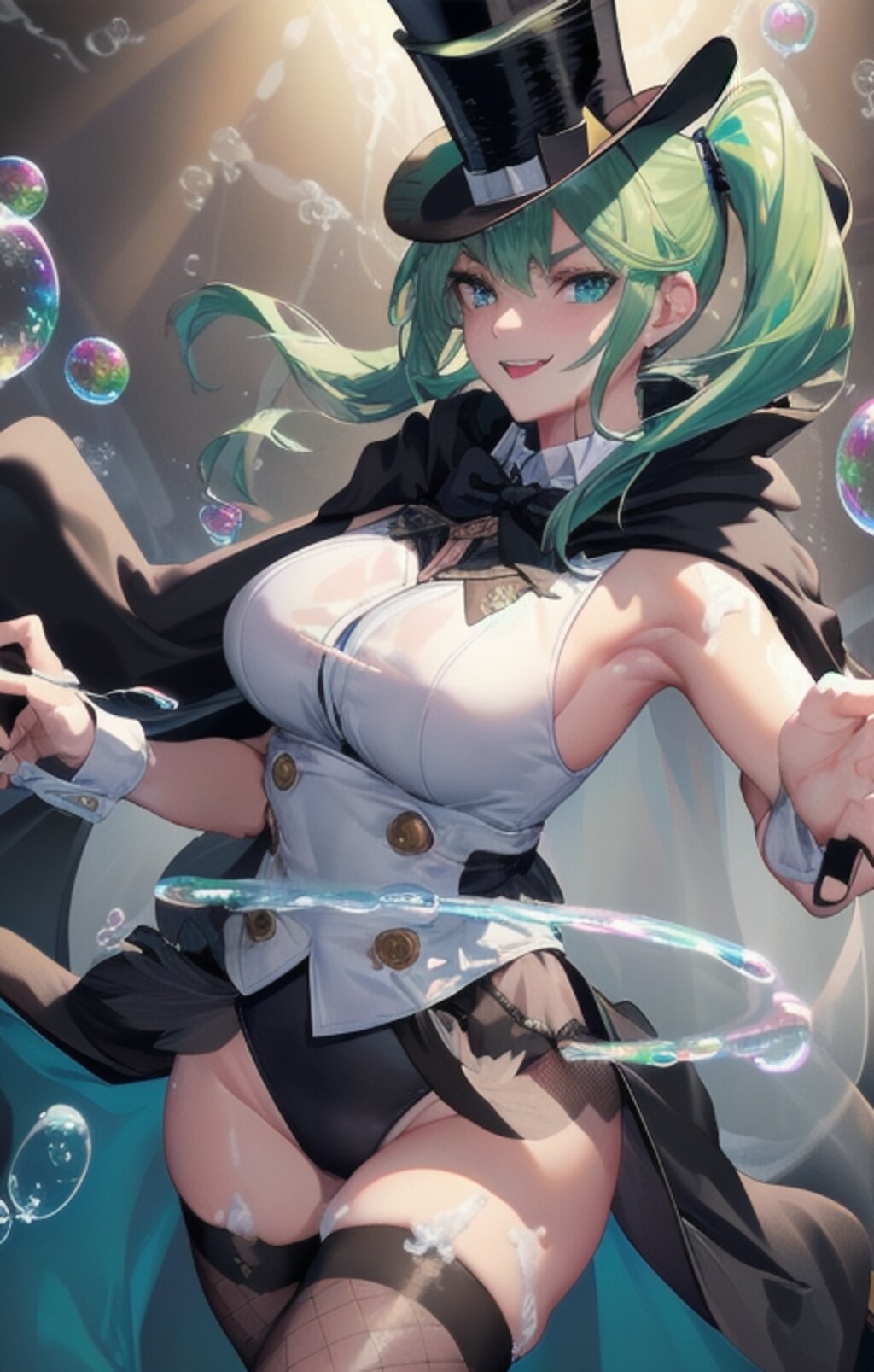 マジシャンのお姉さん（イラスト編）