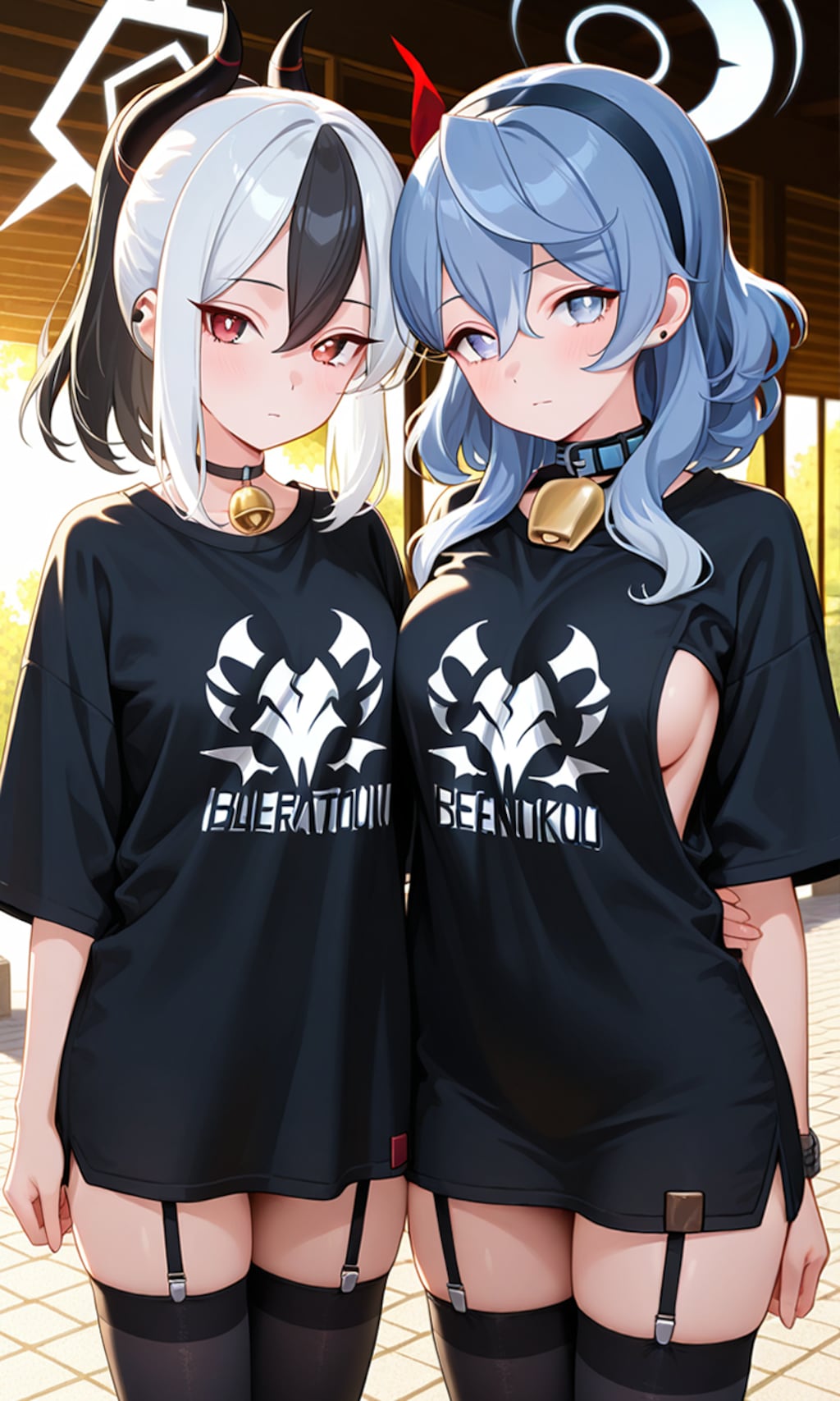 カヨコとアコ　メタルTシャツ3