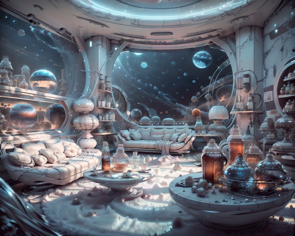 宇宙のリビング