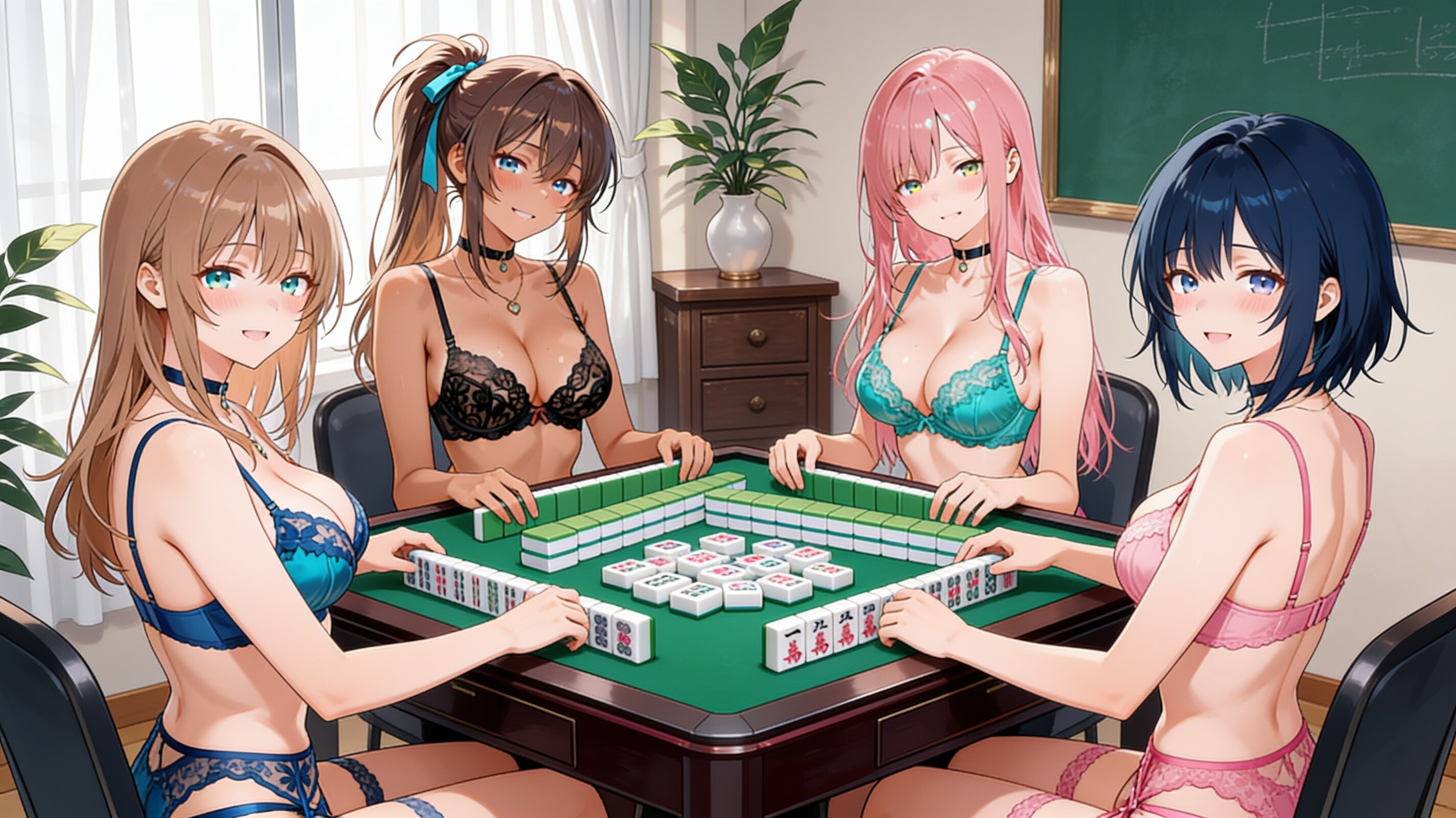脱衣中麻雀