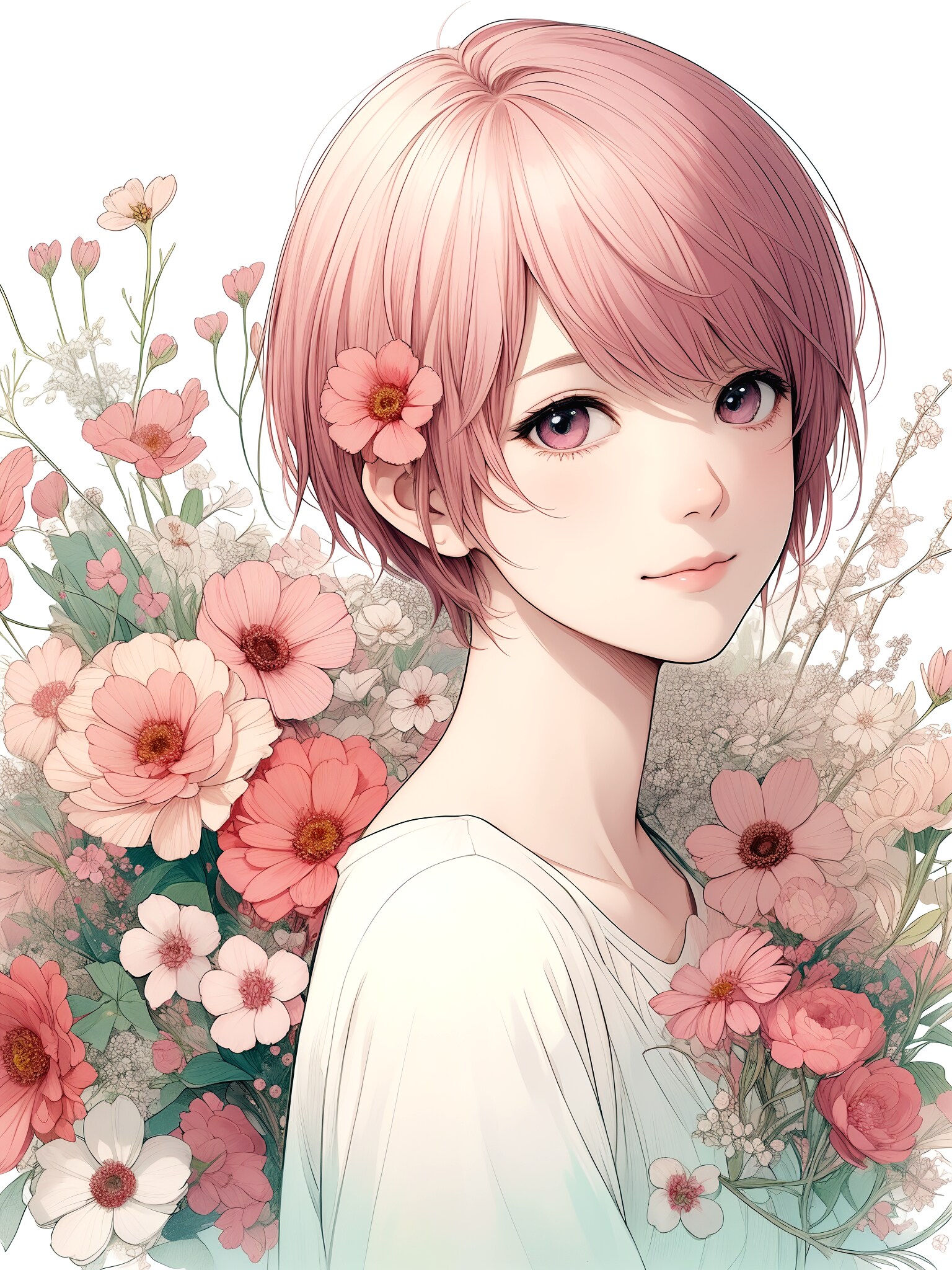 flower | の人気AIイラスト・グラビア