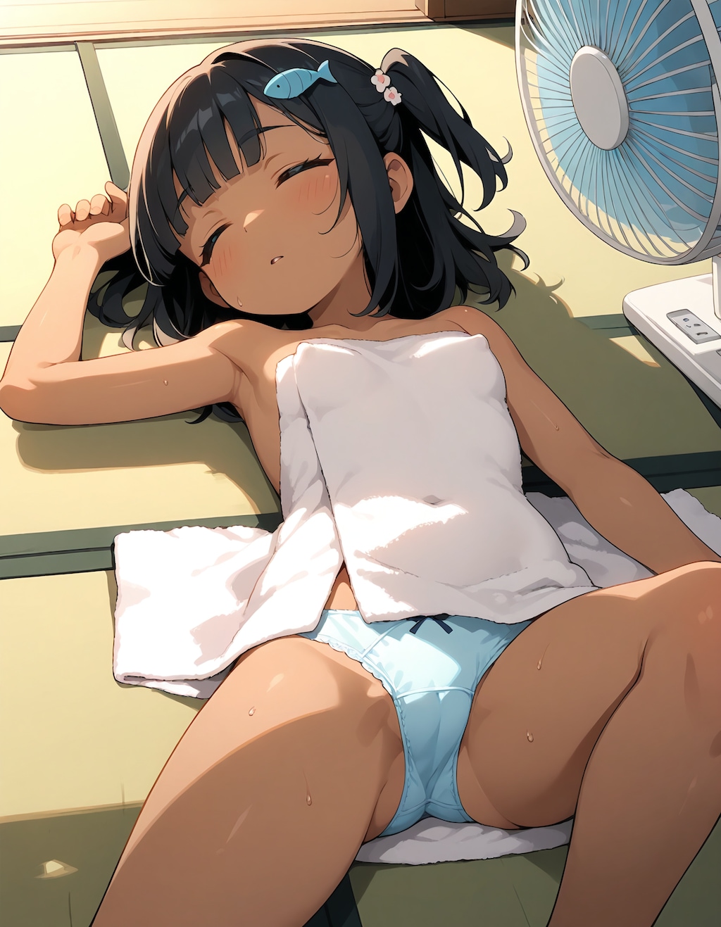 お昼寝こなっつぁん