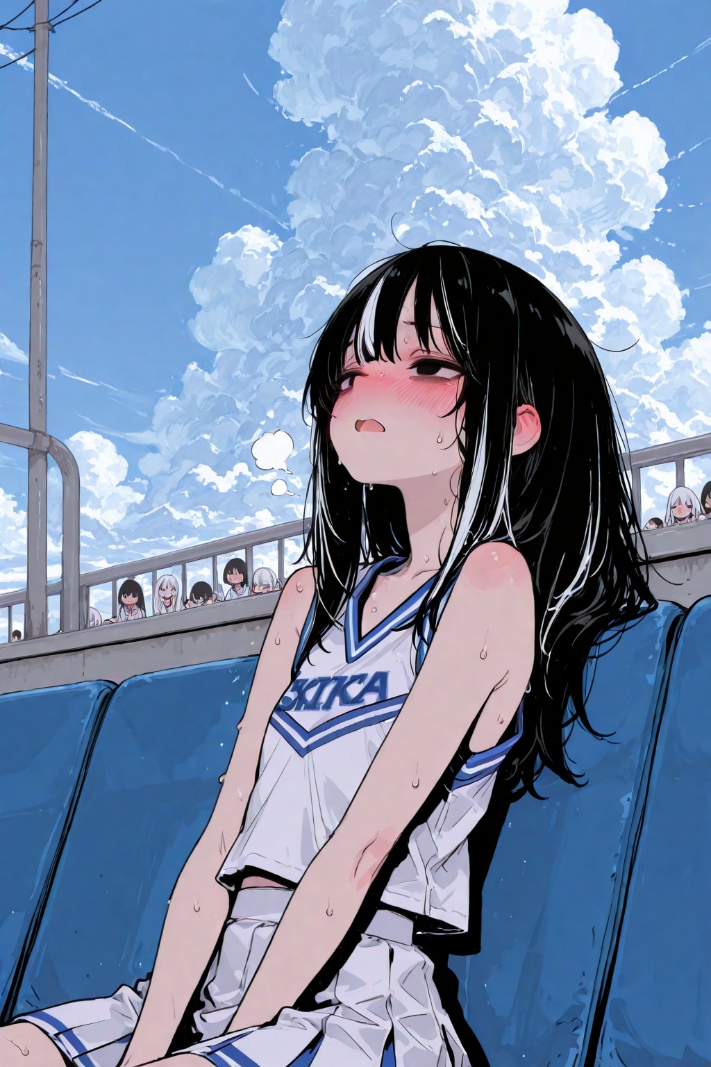 普通のチア 1/2