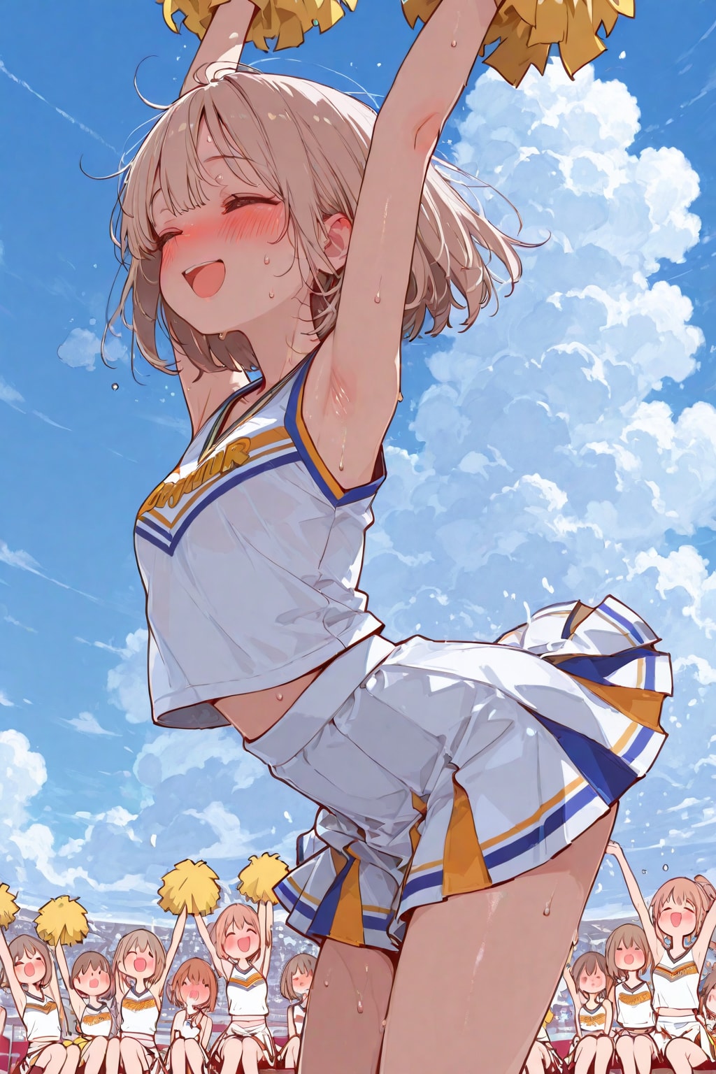 普通のチア 1/2