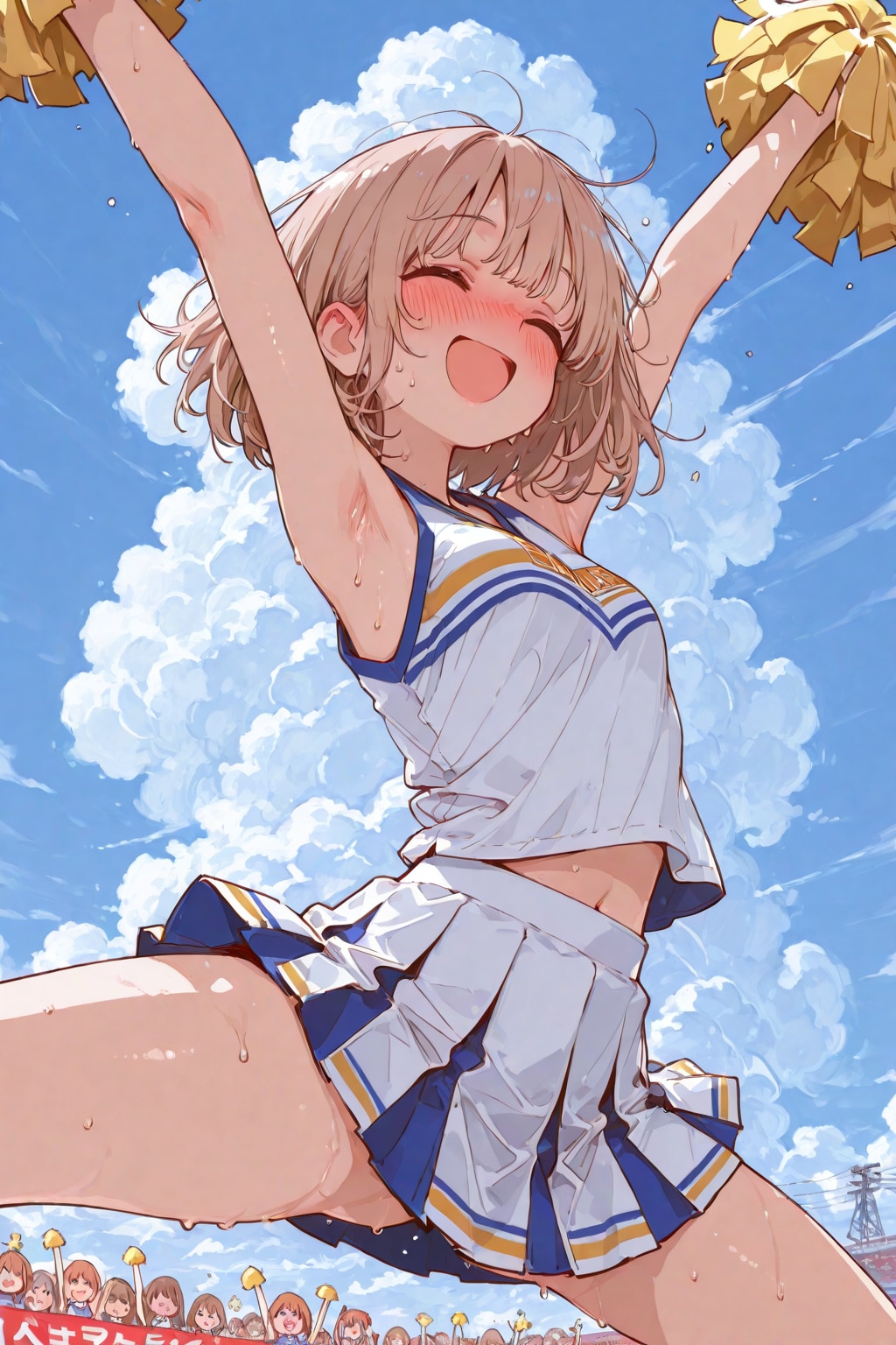 普通のチア 1/2