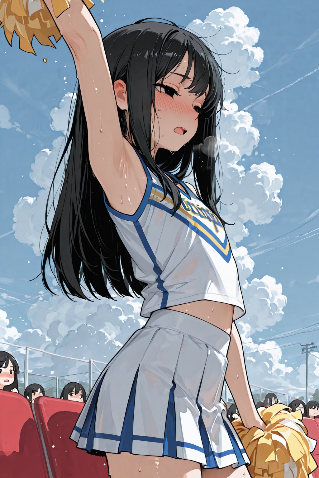 普通のチア 1/2