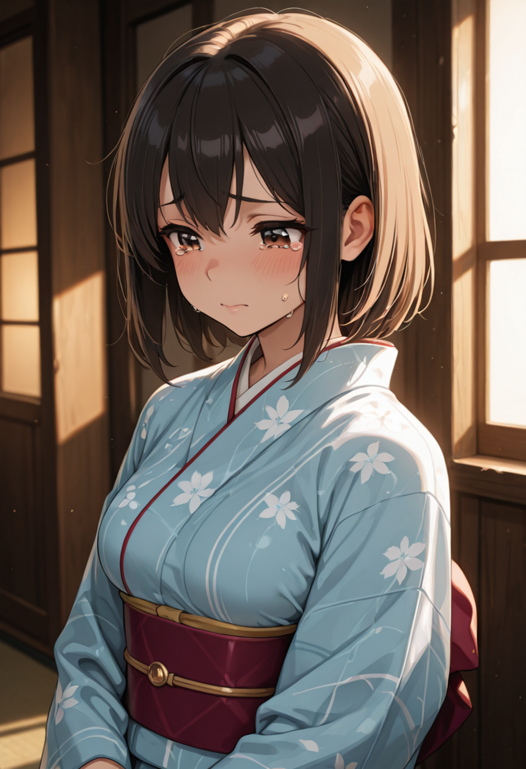 夕暮れの涙