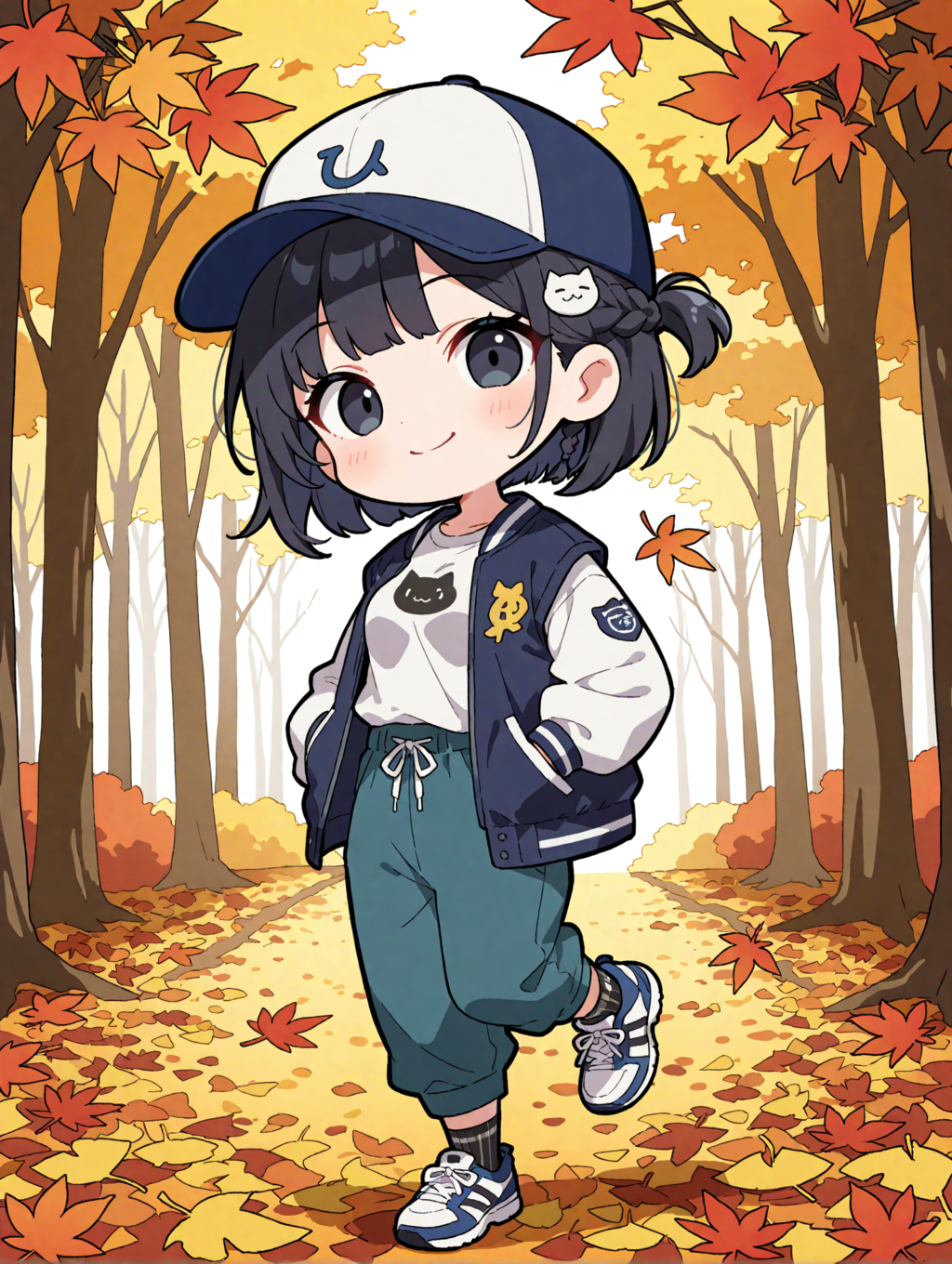 秋のちちぷいの森