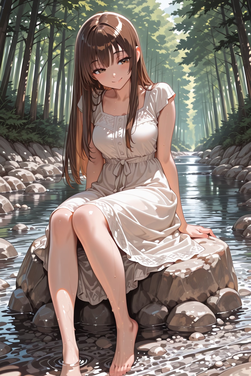 小川のせせらぎ