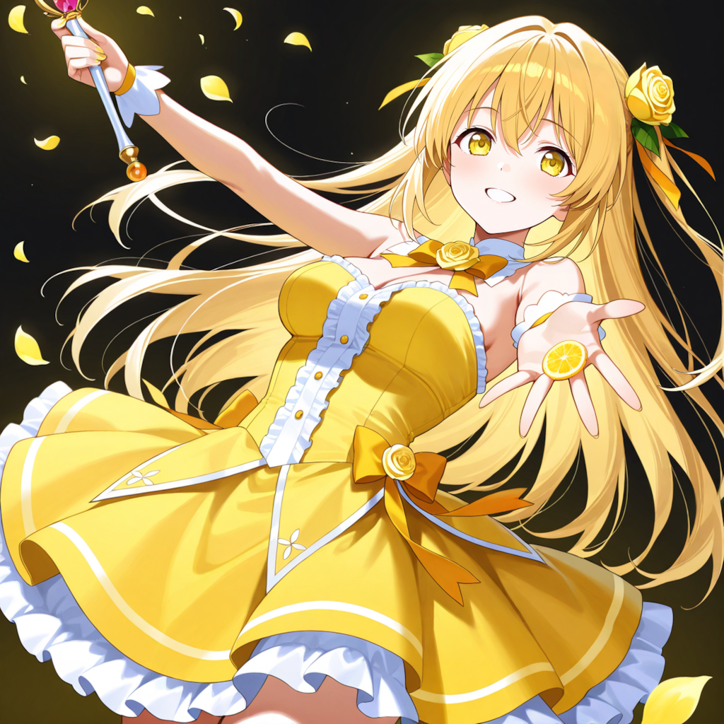 黄色の魔法少女