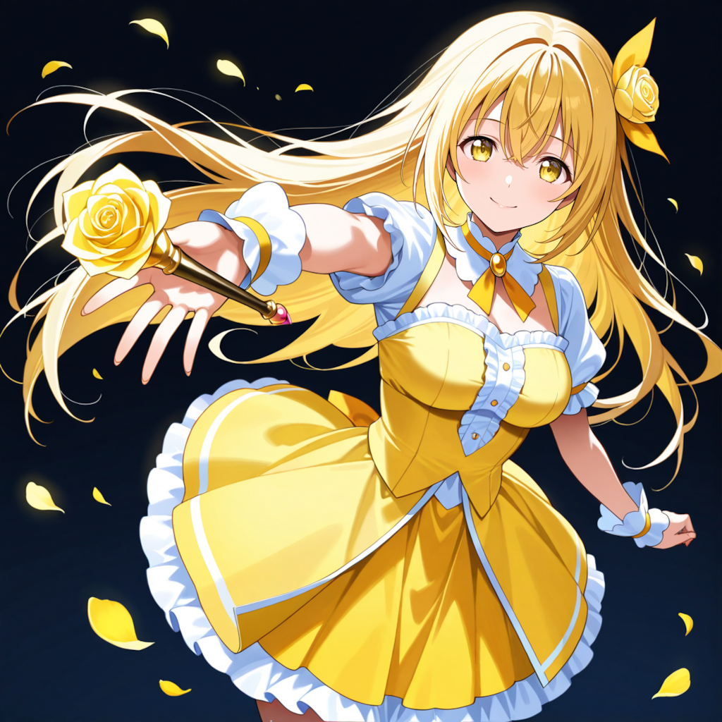 黄色の魔法少女