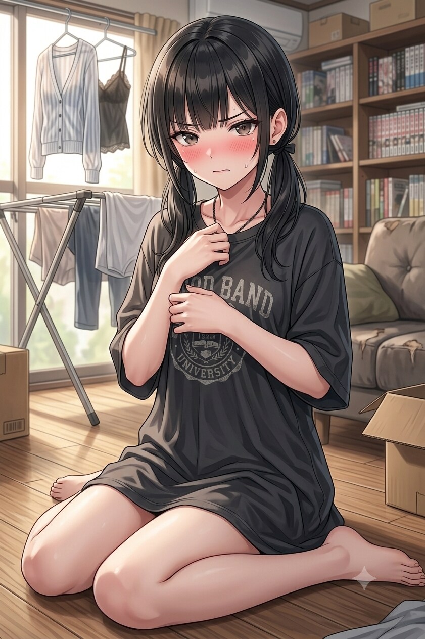 【マイ】先輩のシャツを借りた後輩