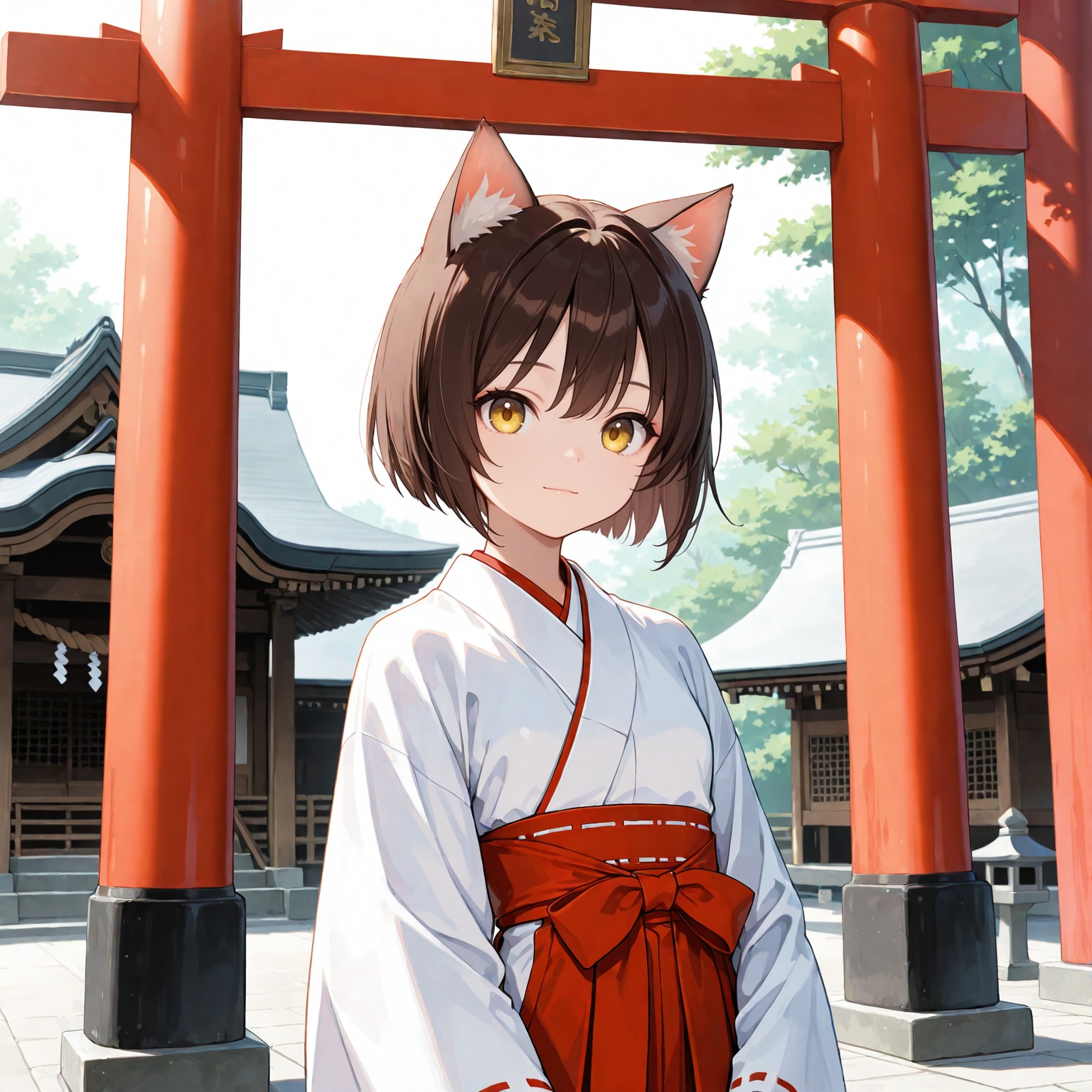 巫女猫娘さん