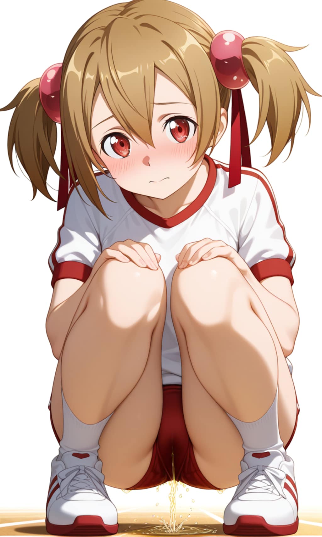 ブルマお漏らし「シ〇カ」