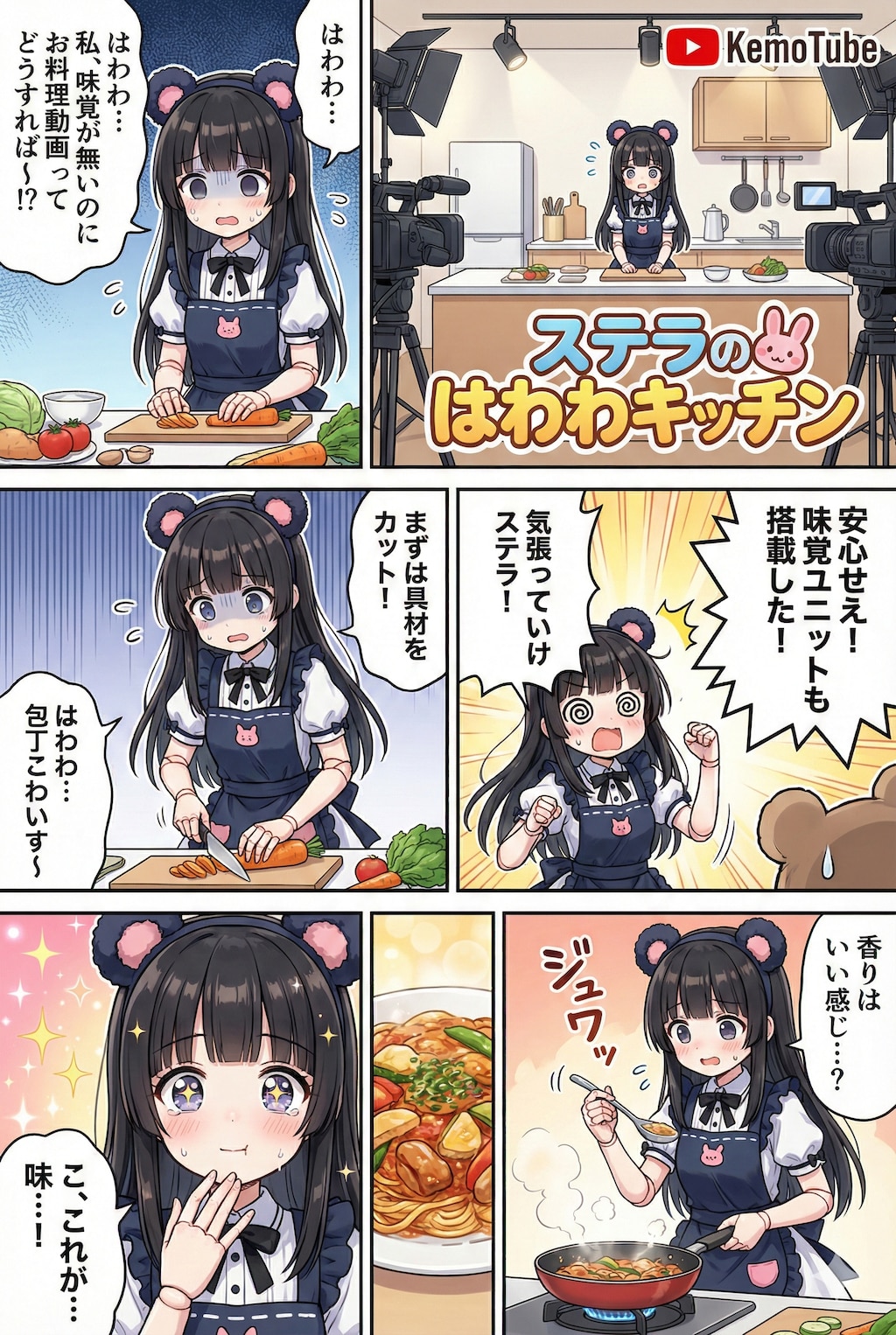 元捨てられドール、ステラのはわわキッチン！