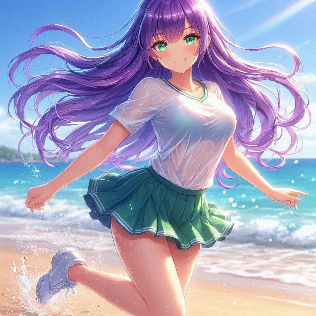 Dalleで濡れ透け