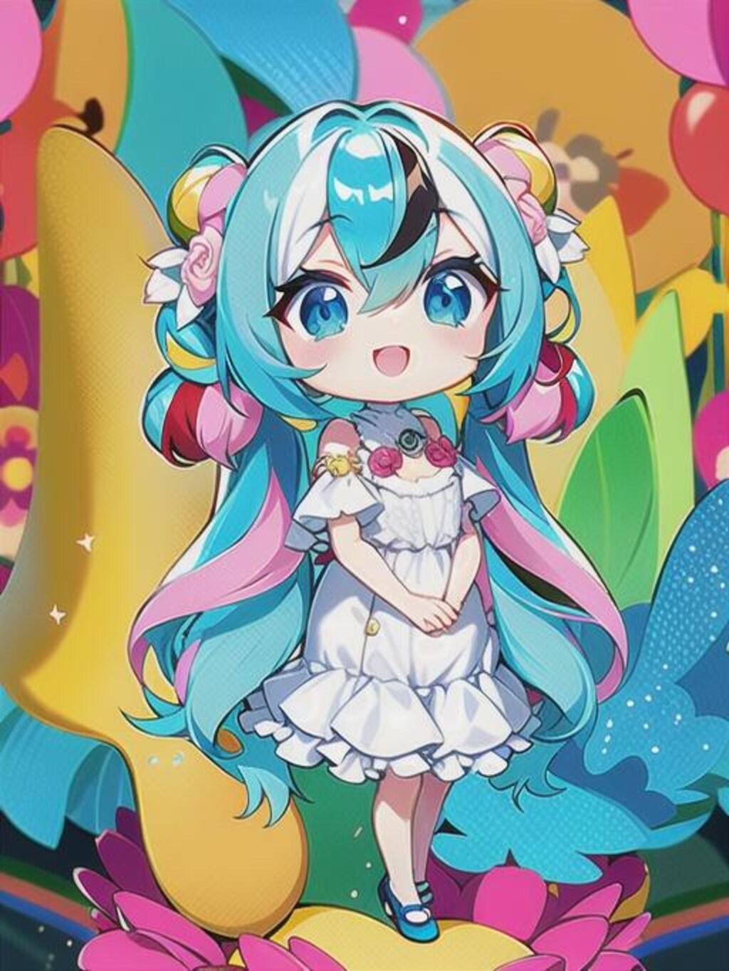 カラフル女の子