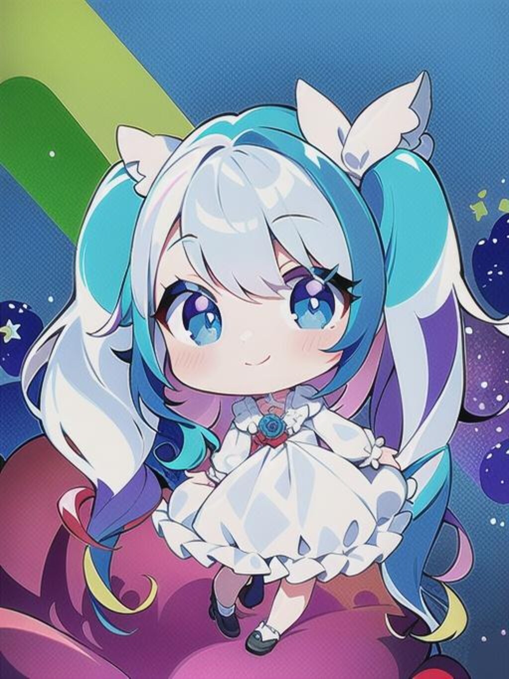 カラフル女の子
