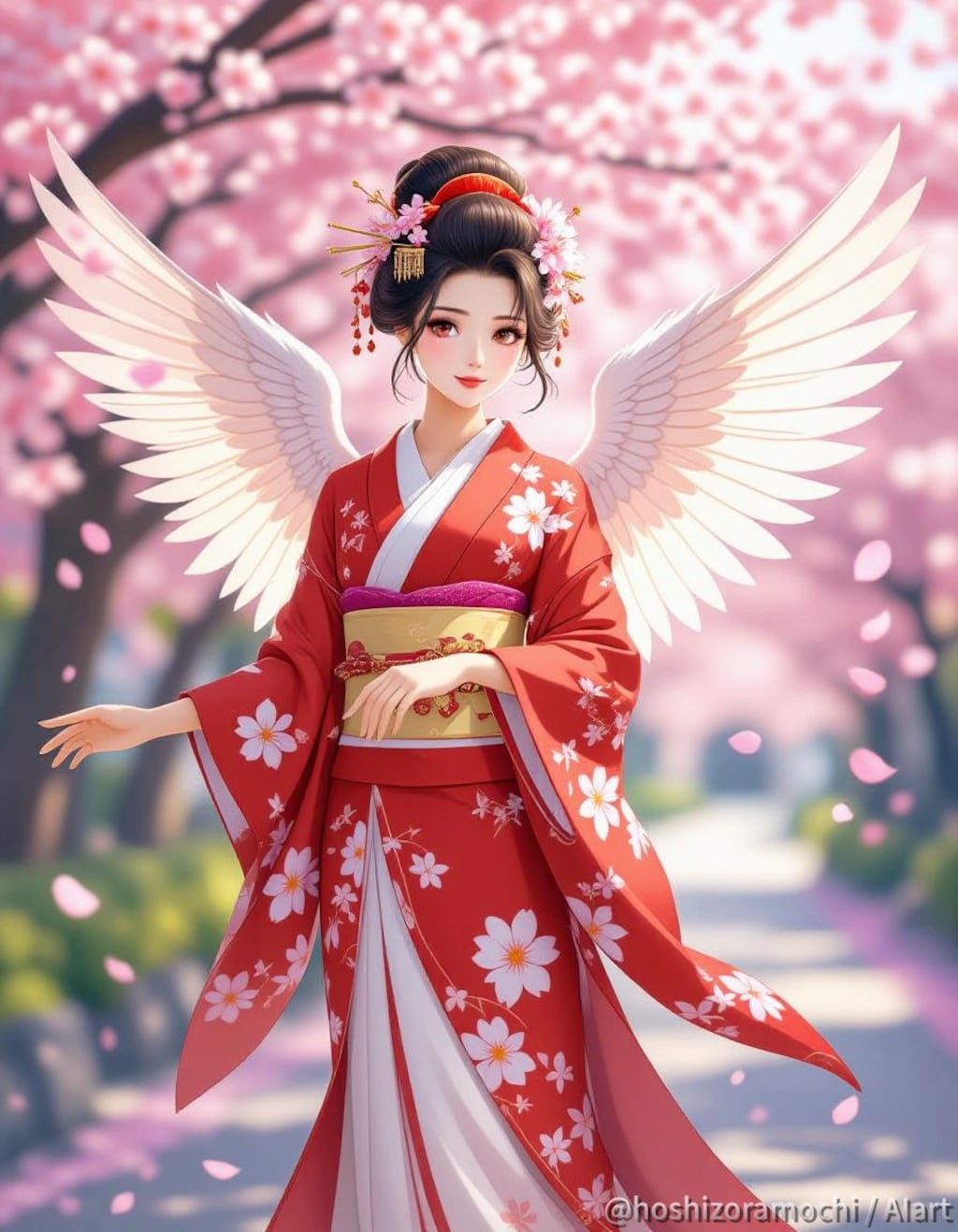 桜舞う春風 - 桜天使