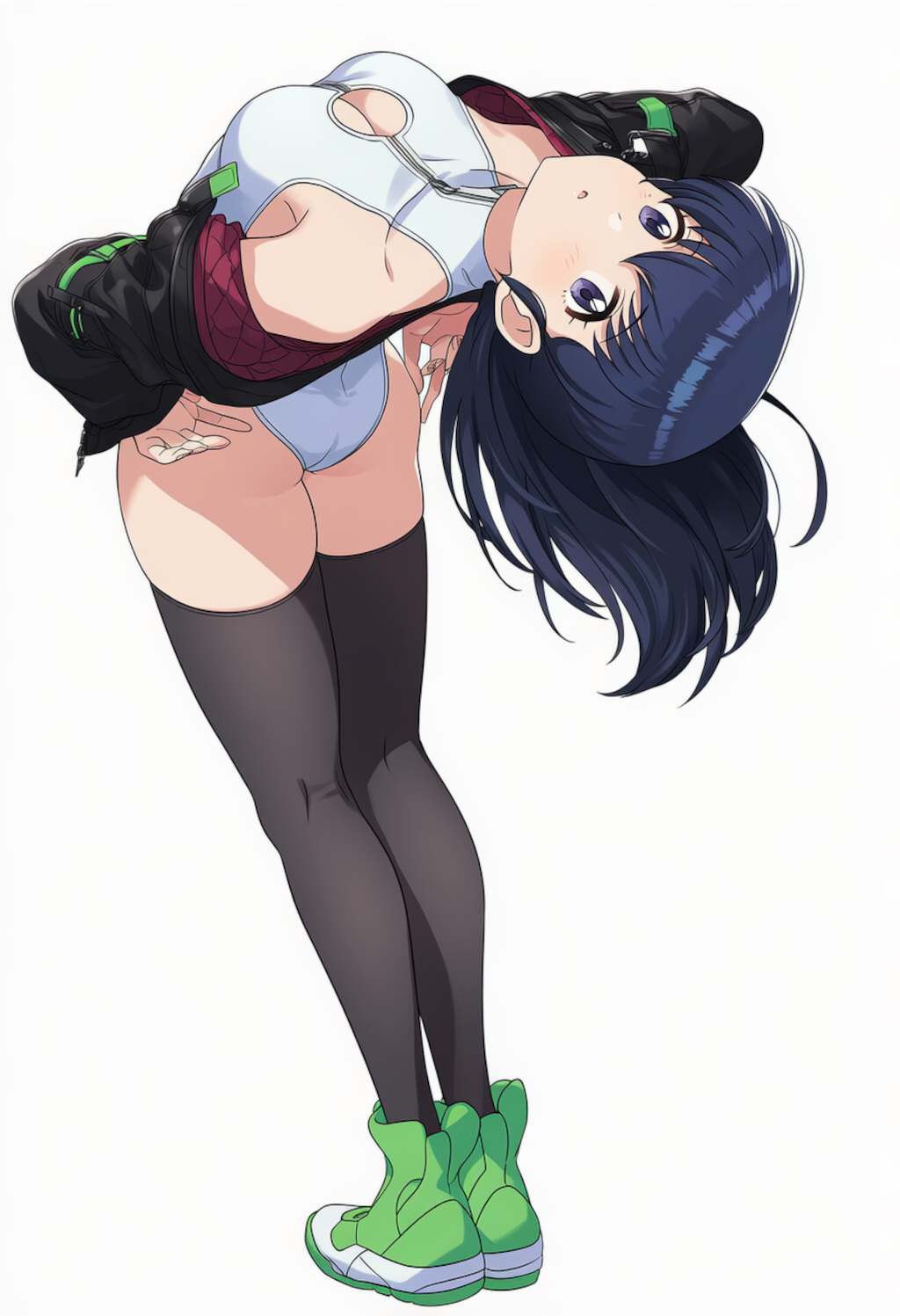 レオタード　後ろ反り28