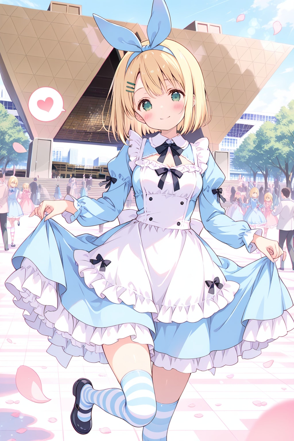 アリスコスプレの千鶴ちゃん | の人気AIイラスト・グラビア