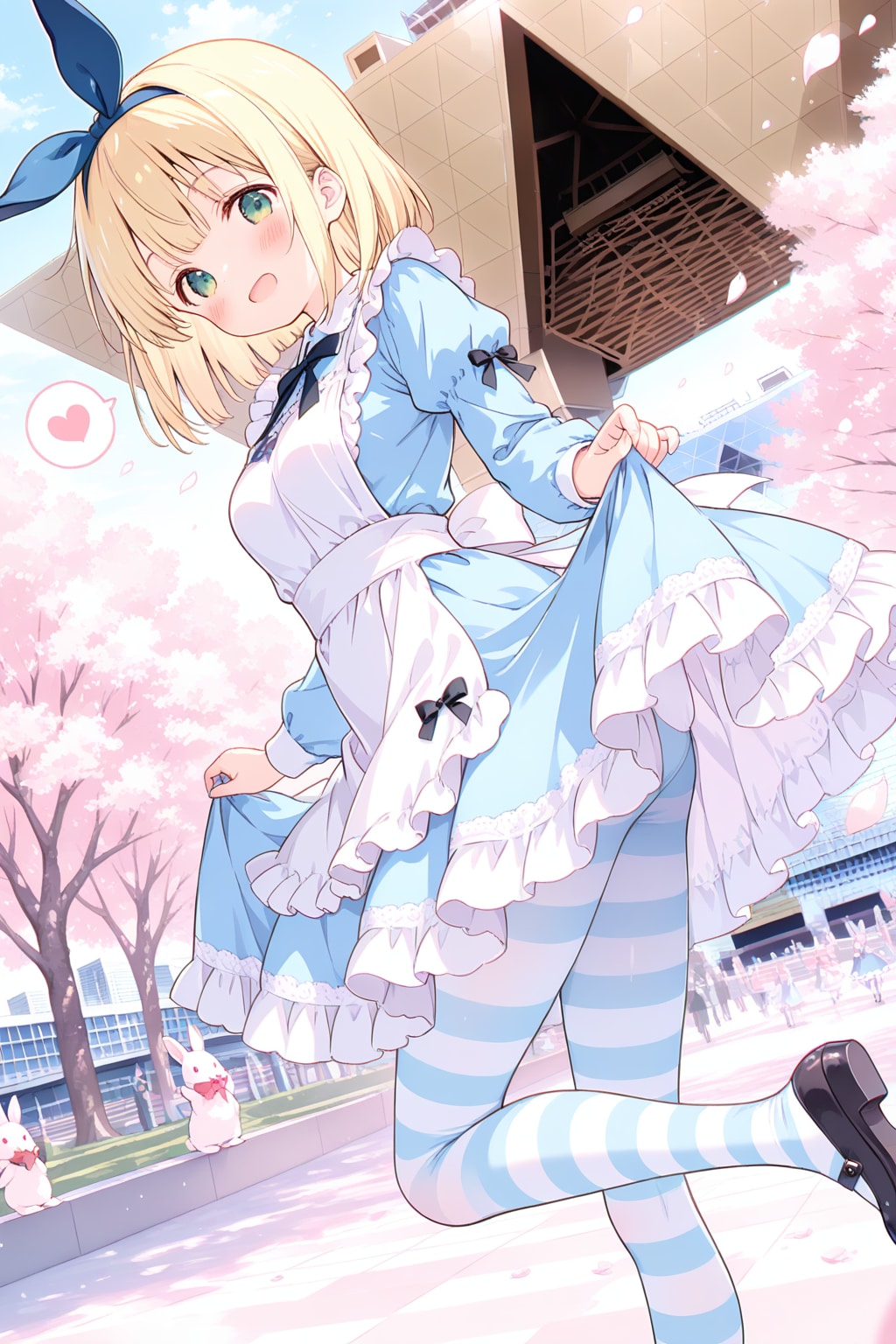 アリスコスプレの千鶴ちゃん