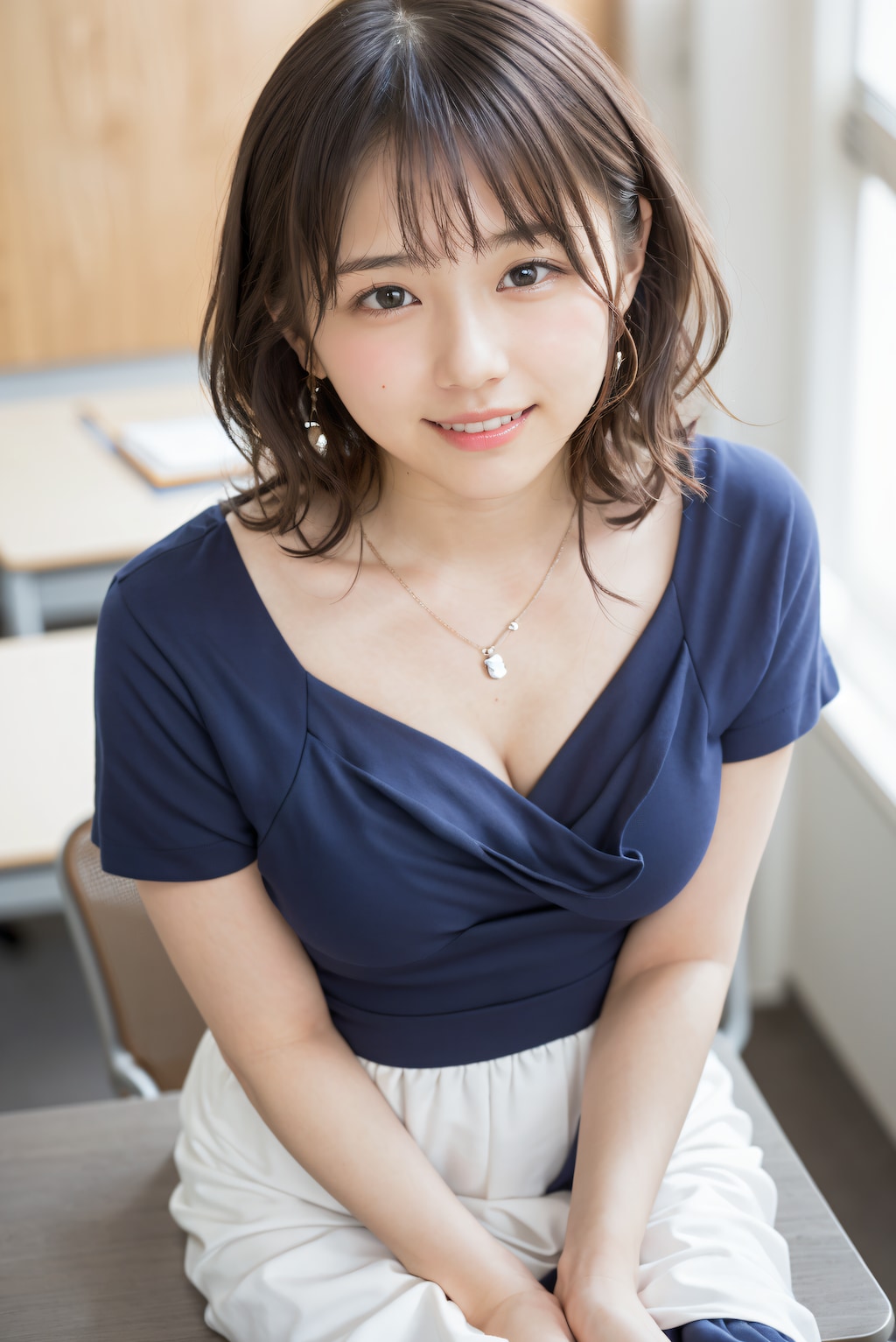 ドレスを着てる先生 3