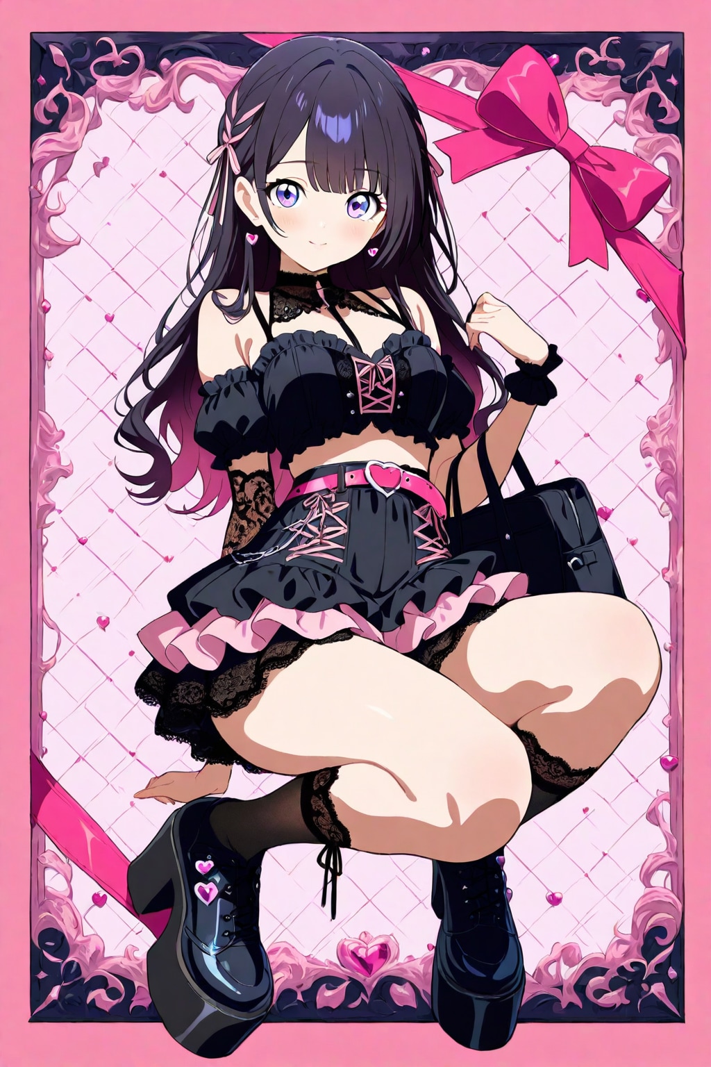 唯香(ゆいか)の地雷系ファッション