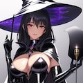 黒ラバー衣装魔女 12枚目