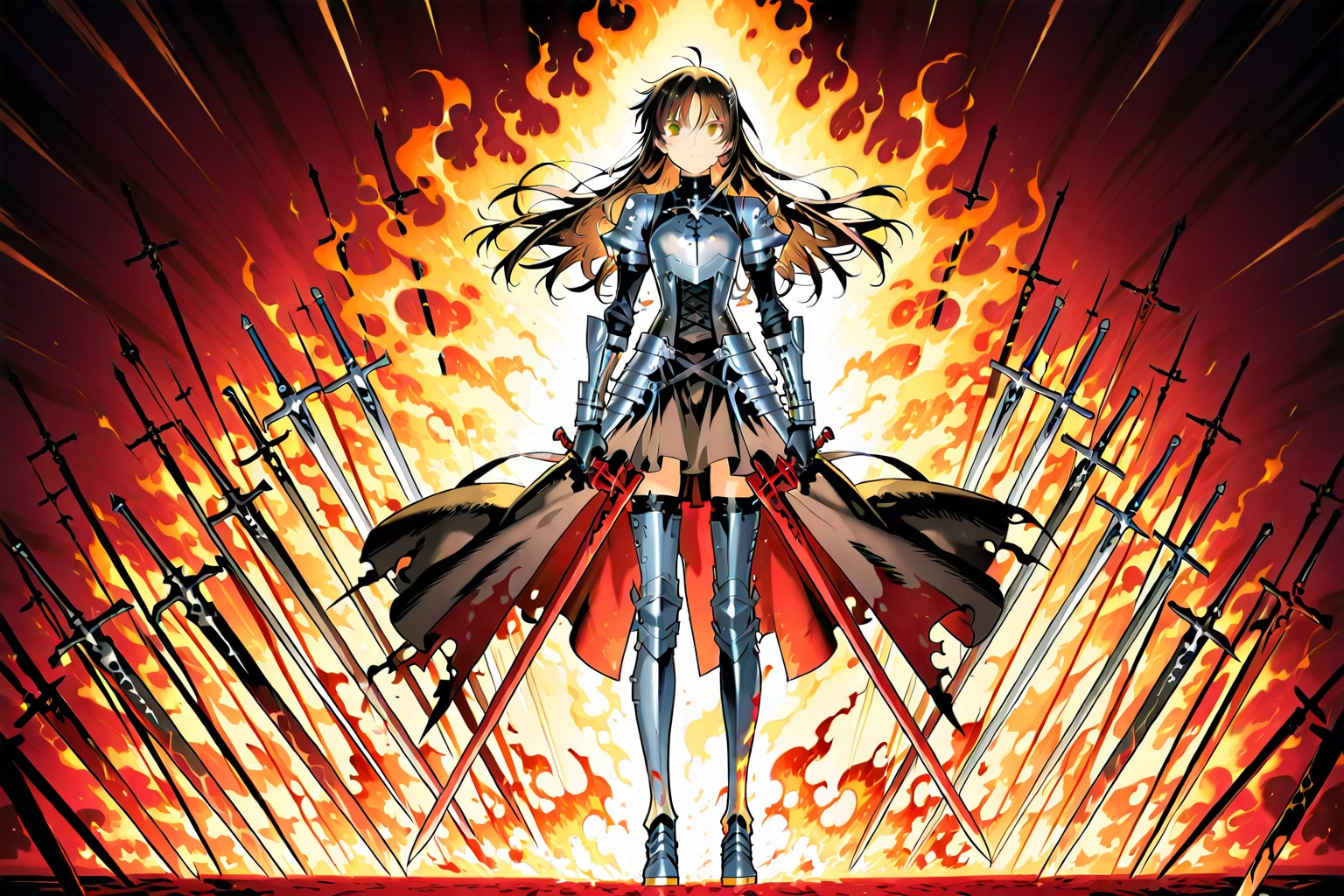 無限の剣製 | の人気AIイラスト・グラビア