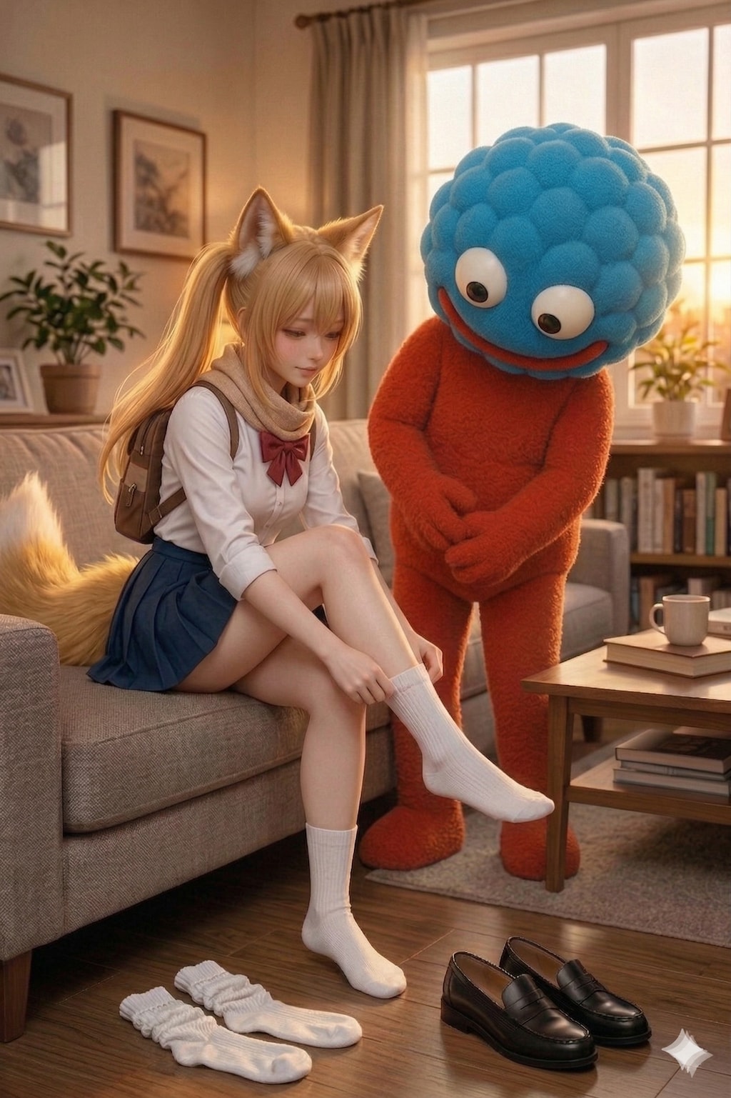 もちさんのてャクチャクは白靴下が好き