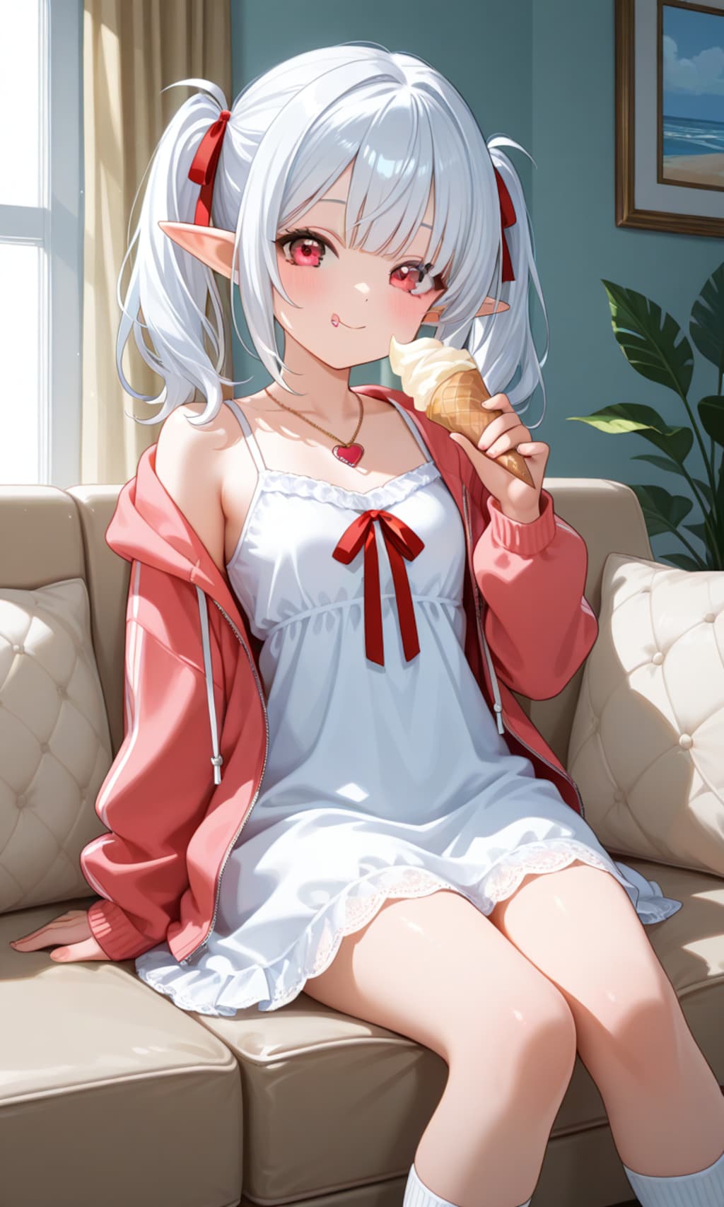 拗ねるシロネさん