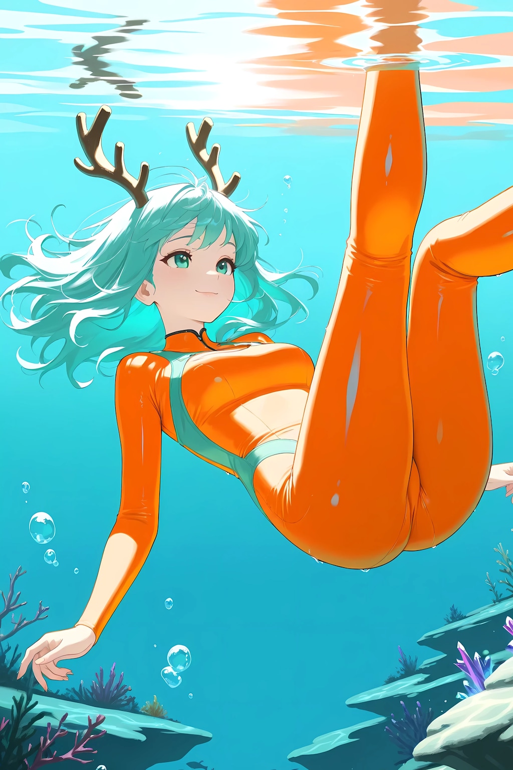 水中詰め合わせ シカ娘ちゃん？編